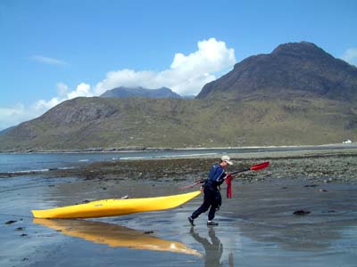 Landing at Camasunary Bay