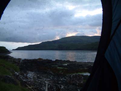 Midge attack at Loch Eynort